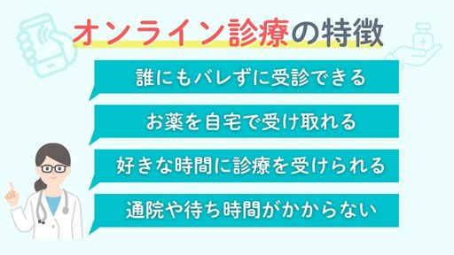 オンライン診療の特徴