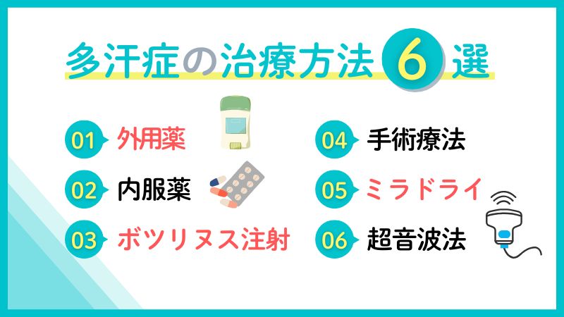 多汗症の治療方法